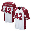 A.Cardinals #42 Dadrion Taylor-Demerson Player Whtie Game STECN Stitched Jerseys