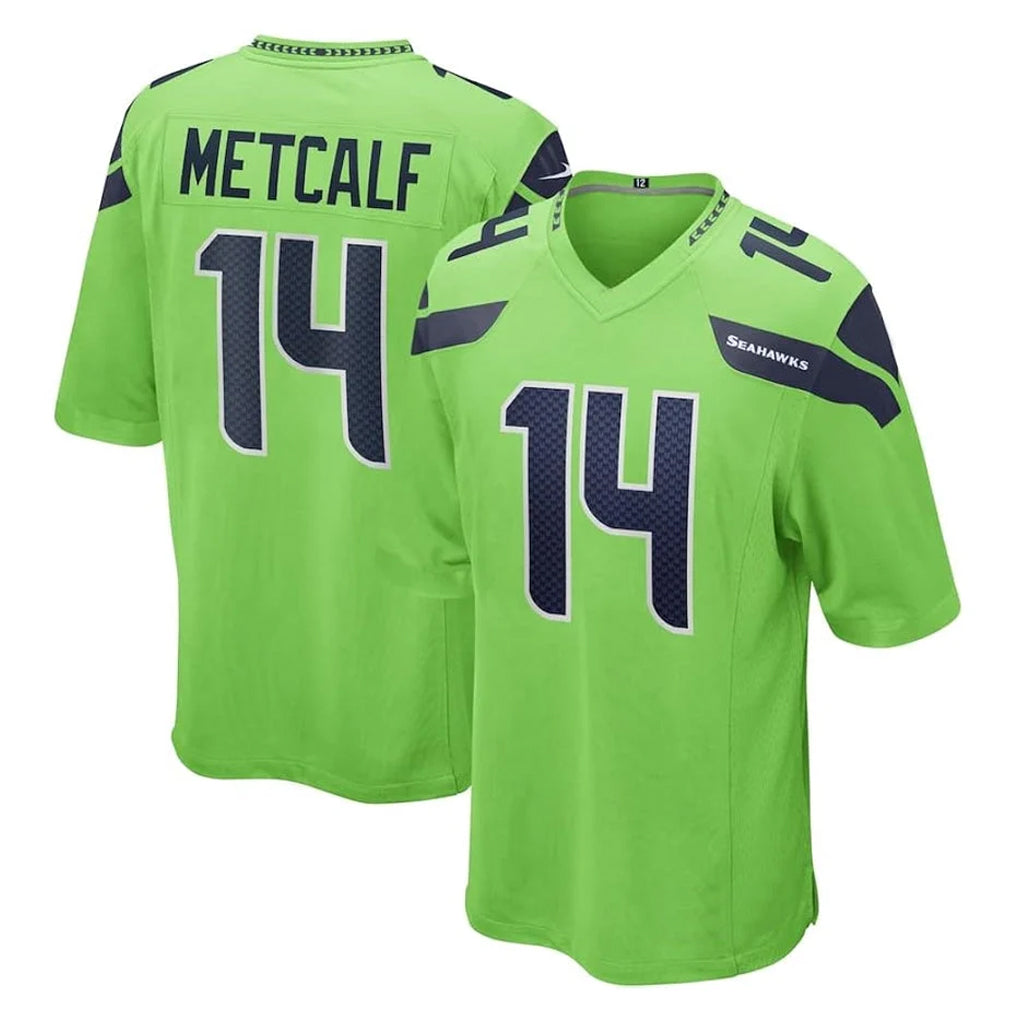 S.Seahawks #14 Sam Darnold Player Green Home Game STECN Stitched Jerseys