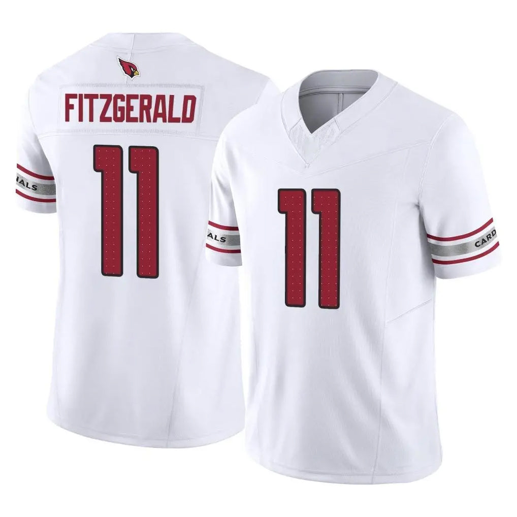 A.Cardinals #11 Larry Fitzgerald Player White Vapor F.U.S.E. Limited Home Game STECN Stitched Jerseys