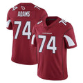 A.Cardinals #74 Isaiah Adams Player Cardinal Vapor Limited Home Game  STECN Stitched Jerseys