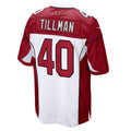 A.Cardinals #40 Pat Tillman Player White Home Game STECN Stitched Jerseys