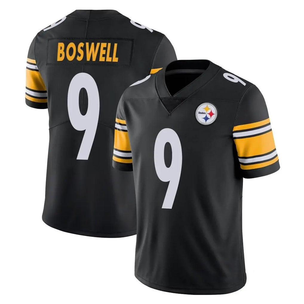 P.Steelers #9 Chris Boswell Player Black Limited Vapor Untouchable Home Game STECN Stitched Jerseys