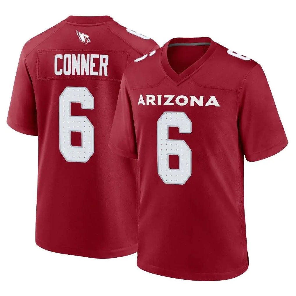 A.Cardinals #6 James Conner Player Cardinal Limited Home Game STECN Stitched Jerseys
