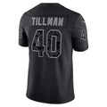 A.Cardinals #40 Pat Tillman Player Black RFLCTV Limited STECN Stitched Jerseys