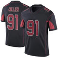 A.Cardinals #91 L.J. Collier Player Black Vapor Limited Elite STECN Stitched Jerseys