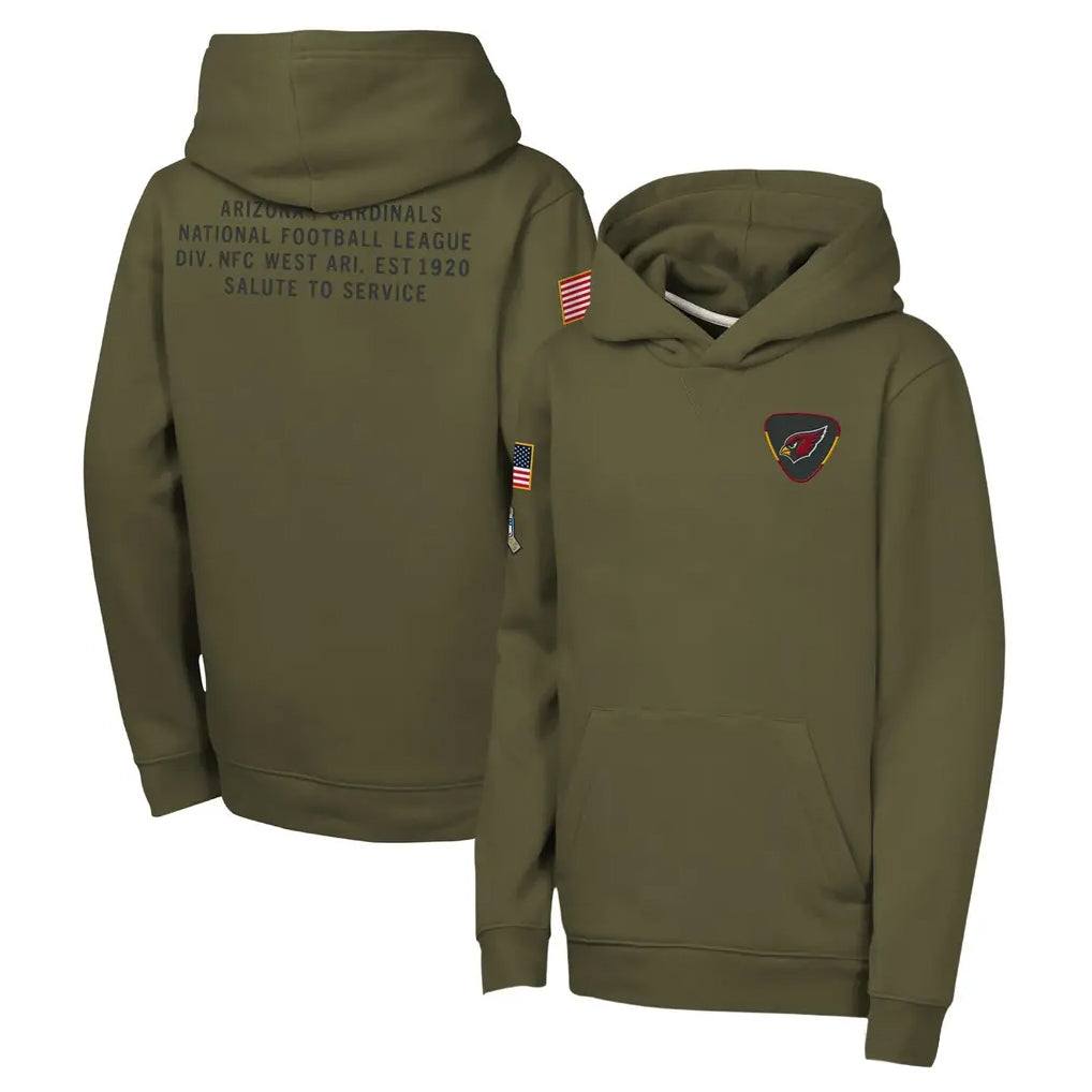 A.Cardinals ## Cardinals Blank Player Olive 2025 Salute to Service Fleece Hoodie STECN Stitched Jerseys