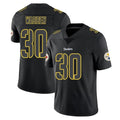 P.Steelers #30 Jaylen Warren Player Black Impact Limited Home Game STECN Stitched Jerseys