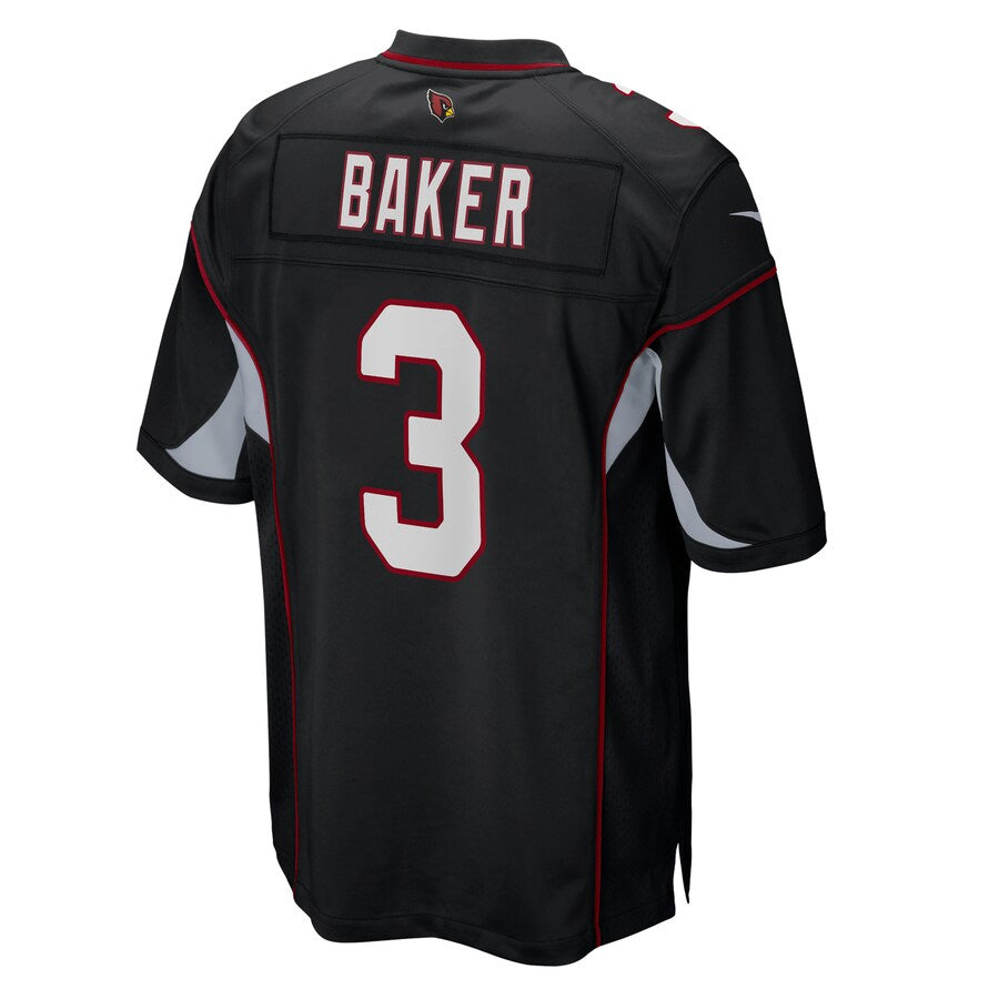 A.Cardinals #3 Budda Baker Player Black Alternate Game STECN Stitched Jerseys