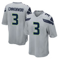 S.Seahawks #3 Nick Emmanwori Player Gray Home Game STECN Stitched Jerseys
