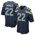 S.Seahawks #22 Rashid Shaheed Player Navy Home Game STECN Stitched Jerseys
