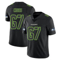 S.Seahawks #67 Charles Cross Player Black Impact Limited Home Game STECN Stitched Jerseys
