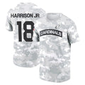 A.Cardinals #18 Marvin Harrison Jr. Player Salute to Service Hoodies & T-Shirts STECN Stitched Jerseys