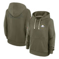 P.Steelers ## Steelers Blank Player Olive Salute to Service Pullover Hoodies Limited STECN Stitched Jerseys
