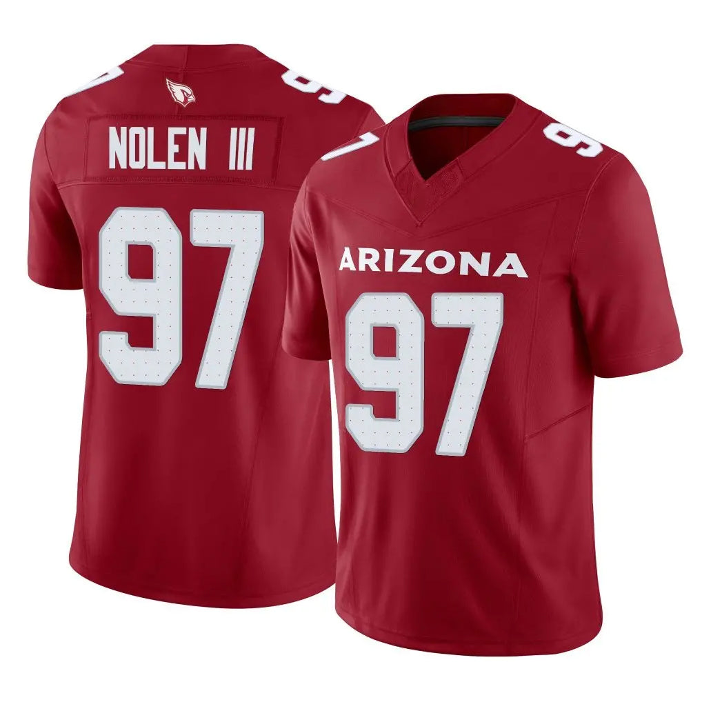 A.Cardinals #97 Walter Nolen III Player Cardinal Vapor F.U.S.E. Limited Home Game STECN Stitched Jerseys