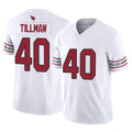 A.Cardinals #40 Pat Tillman Player White Vapor F.U.S.E. Limited Home Game STECN Stitched Jerseys