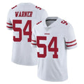 SF.49ers #54 Fred Warner Player White Limited Vapor Untouchable Home Game STECN Stitched Jerseys