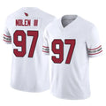 A.Cardinals #97 Walter Nolen III Player White Vapor F.U.S.E. Limited Home Game STECN Stitched Jerseys