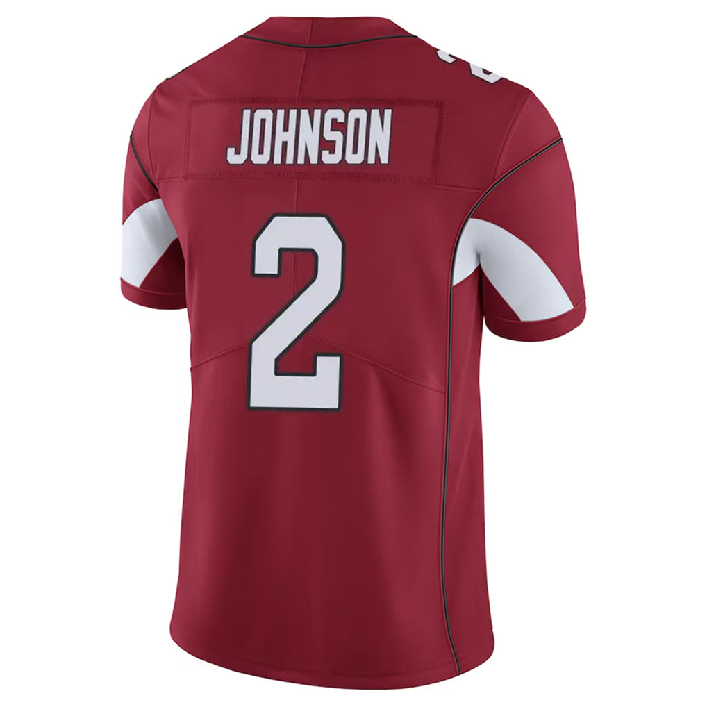 A.Cardinals #2 Will Johnson Player Cardinal Vapor Limited Home Game  STECN Stitched Jerseys