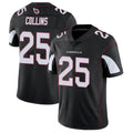 A.Cardinals #25 Zaven Collins Player Black Vapor Limited Home Game STECN Stitched Jerseys