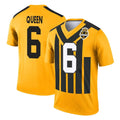 P.Steelers #6 Patrick Queen Player Gold Legend Limited 1933 Throwback Performance Home Game STECN Stitched Jerseys