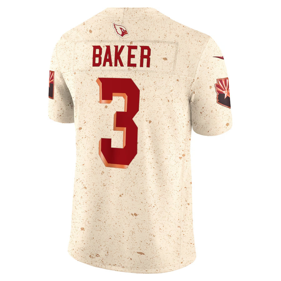 A.Cardinals #3 Budda Baker Player Rivalries Collection Vapor Limited STECN Stitched Jerseys