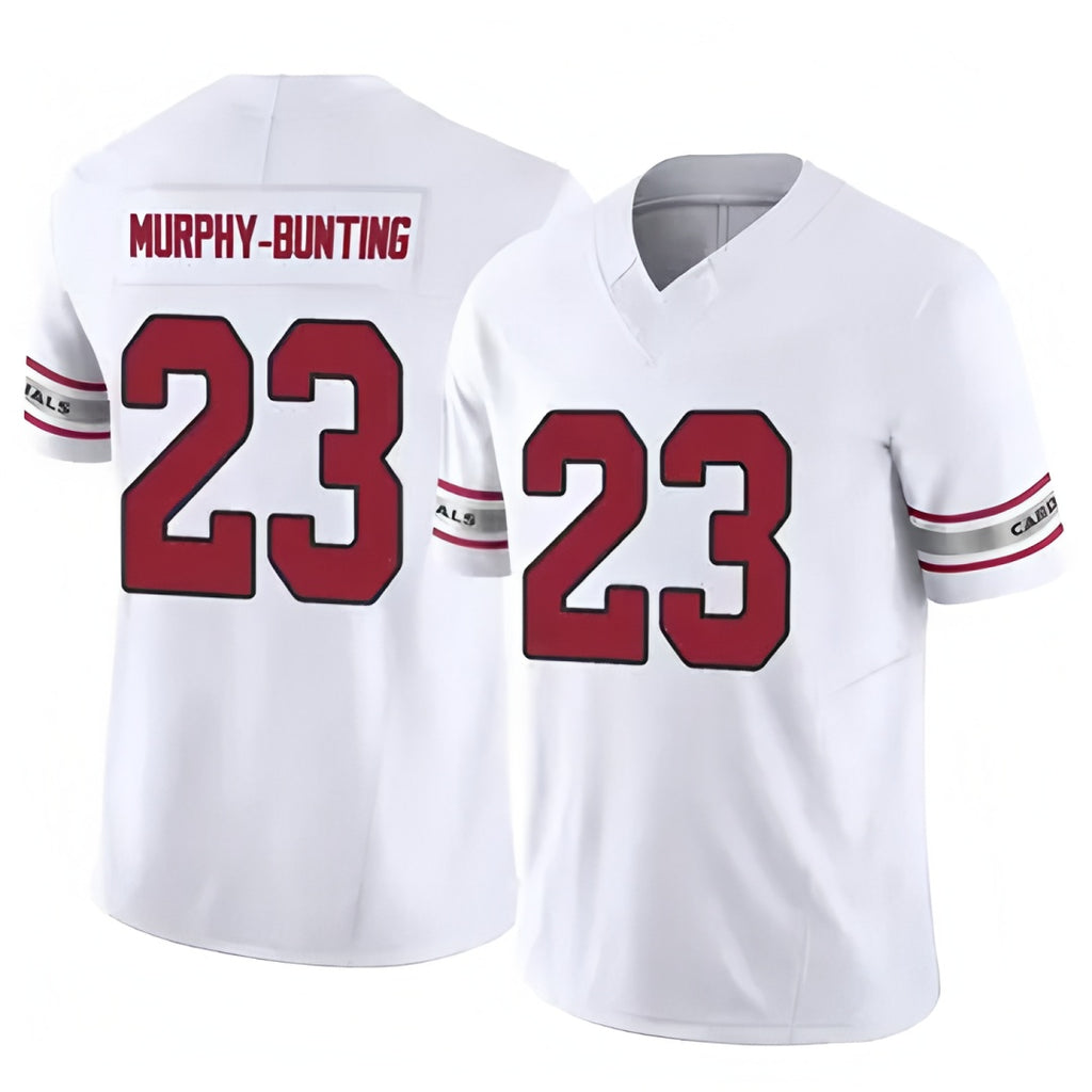 A.Cardinals #23 Sean Murphy-Bunting Player White Limited Home Game STECN Stitched Jerseys