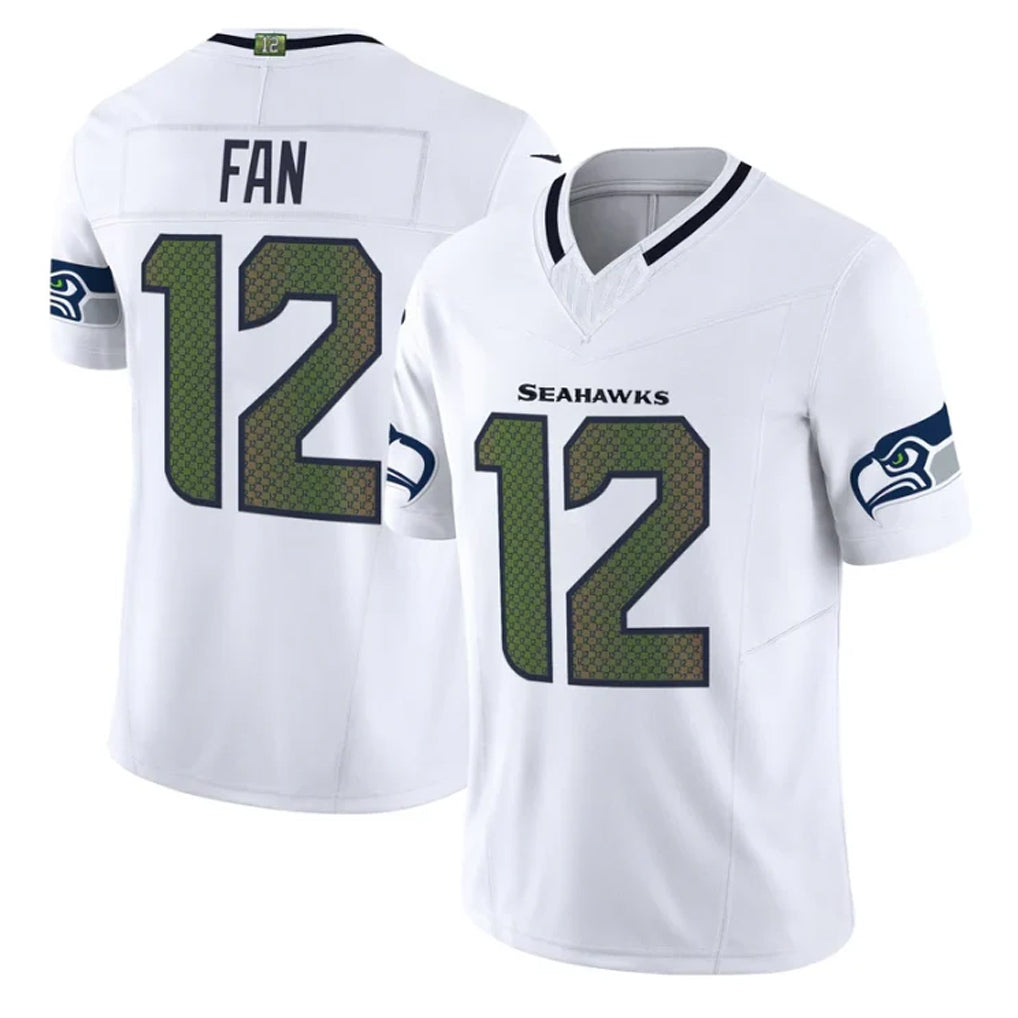 S.Seahawks #12 12th Fan Player Whitel Rivalries Vapor Limited Home Game STECN Stitched Jerseys