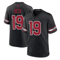 A.Cardinals #19 Carson Beck Player Black Alternate Game STECN Stitched Jerseys