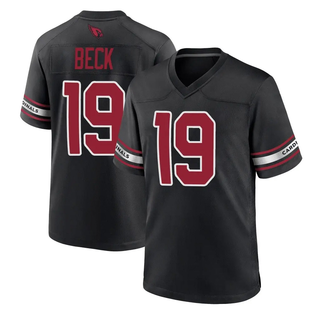 A.Cardinals #19 Carson Beck Player Black Alternate Game STECN Stitched Jerseys