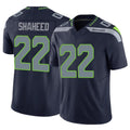 S.Seahawks #22 Rashid Shaheed Player Navy Limited Vapor F.U.S.E. Home Game STECN Stitched Jerseys