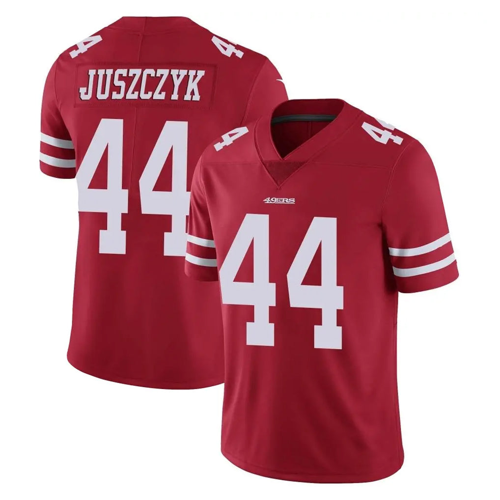 SF.49ers #44 Kyle Juszczyk Player Red Limited Vapor Untouchable Home Game STECN Stitched Jerseys