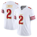SF.49ers #2 Deommodore Lenoir Player White 2025 Rivalries Collection Game Limited STECN Stitched Jerseys