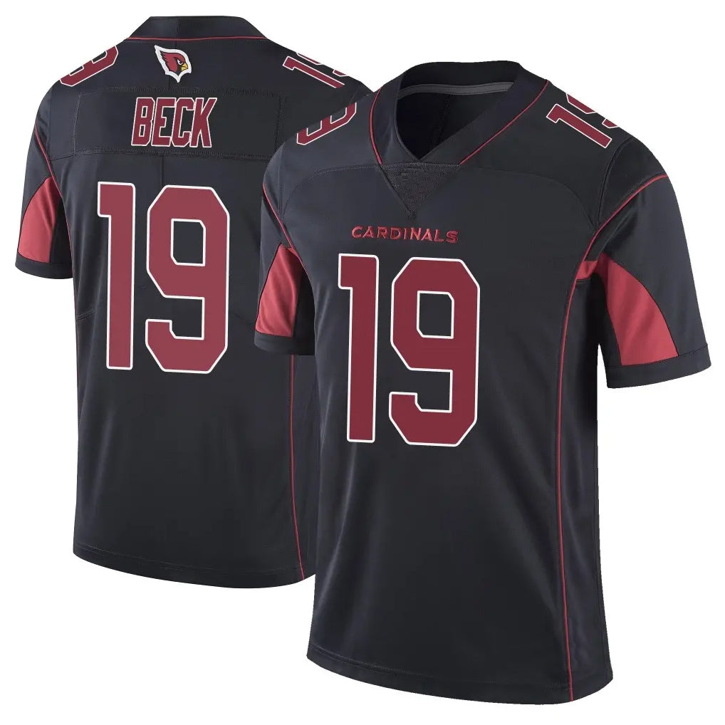 A.Cardinals #19 Carson Beck Player Black Limited Elite Home Game STECN Stitched Jerseys