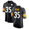 P.Steelers #35 Jamel Dean Player Black Home Game STECN Stitched Jerseys