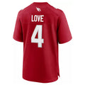A.Cardinals #4 Jeremiyah Love Player Cardinal Limited Home Game STECN Stitched Jerseys