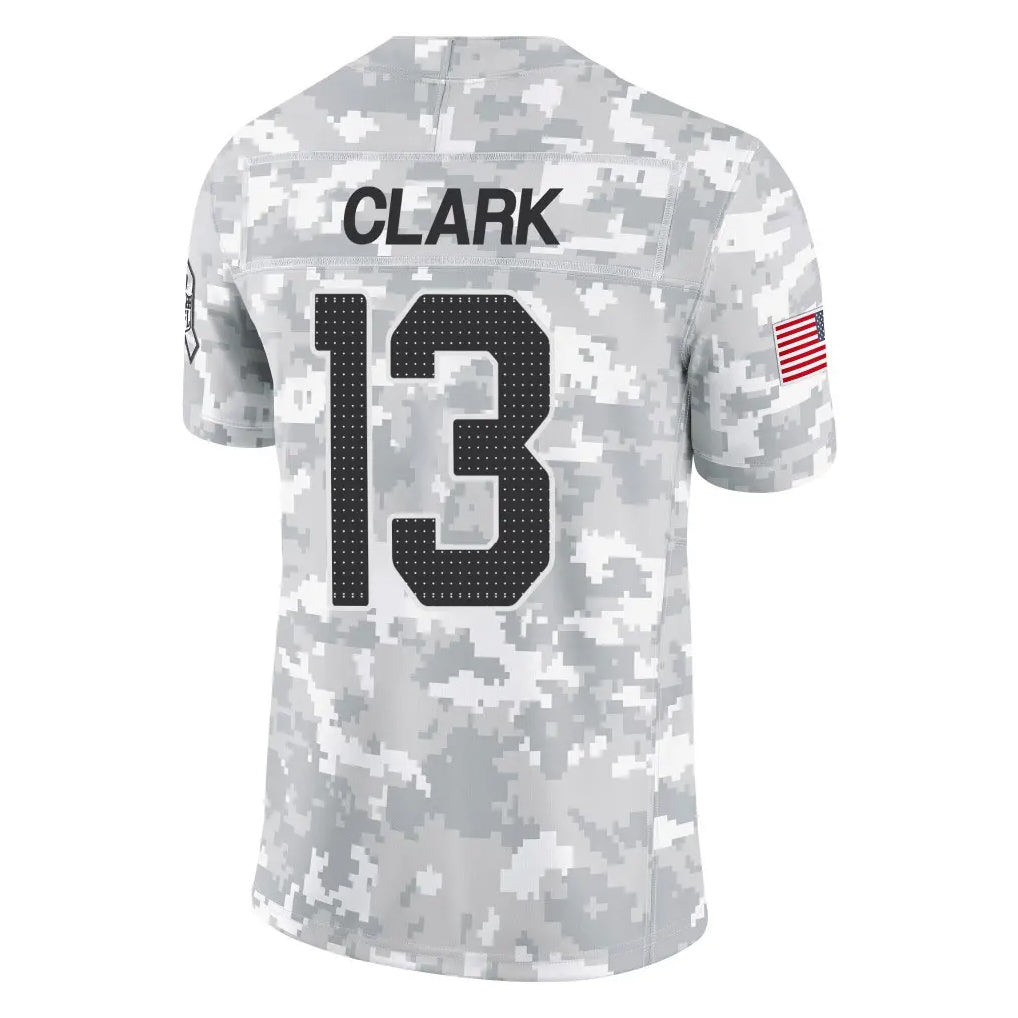 A.Cardinals #13 Kei'Trel Clark Player Camo Salute to Service Limited Home STECN Stitched Jerseys