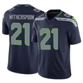 S.Seahawks #21 Devon Witherspoon Player Navy Limited Vapor F.U.S.E. Home Game STECN Stitched Jerseys