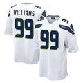 S.Seahawks #99 Leonard Williams Player White Home Game STECN Stitched Jerseys