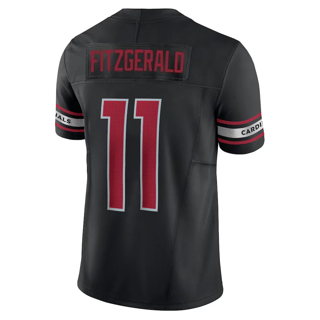 A.Cardinals #11 Larry Fitzgerald Player Black Vapor F.U.S.E. Limited Home Game STECN Stitched Jerseys