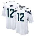 S.Seahawks #12 12th Fan Player White Home Game STECN Stitched Jerseys
