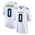 S.Seahawks #0 DeMarcus Lawrence Player White Tundra Fashion Home Game STECN Stitched Jerseys