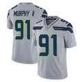 S.Seahawks #91 Byron Murphy II Player Gray Limited Vapor Untouchable Home Game STECN Stitched Jerseys