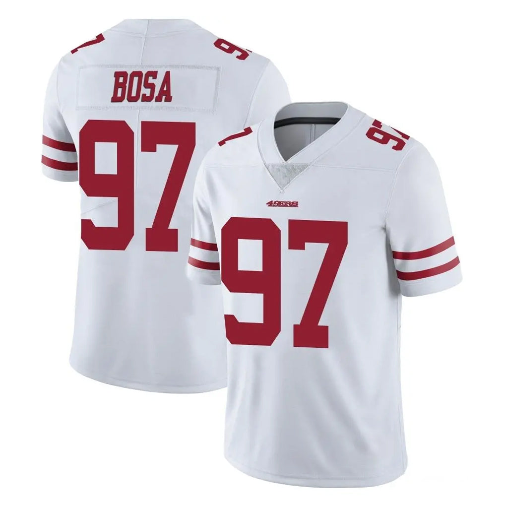 SF.49ers #97 Nick Bosa Player White Limited Vapor Untouchable Home Game STECN Stitched Jerseys