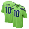 S.Seahawks #10 Cooper Kupp Player Green Home Game STECN Stitched Jerseys
