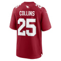 A.Cardinals #25 Zaven Collins Player Cardinal Home Game STECN Stitched Jerseys
