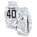 A.Cardinals #40 Pat Tillman Player Arctic Camo Salute to Service Limited Hoodie STECN Stitched Jerseys