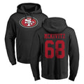 SF.49ers #68 Colton McKivitz Player Black LOGO Pullover Hoodies Home Game STECN Stitched Jerseys