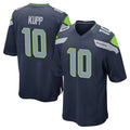 S.Seahawks #10 Cooper Kupp Player Navy Home Game STECN Stitched Jerseys