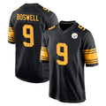 P.Steelers #9 Chris Boswell Player Black Color Rush Home Game STECN Stitched Jerseys