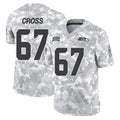 S.Seahawks #67 Charles Cross Player Arctic Camo Limited Salute To Service Home Game STECN Stitched Jerseys